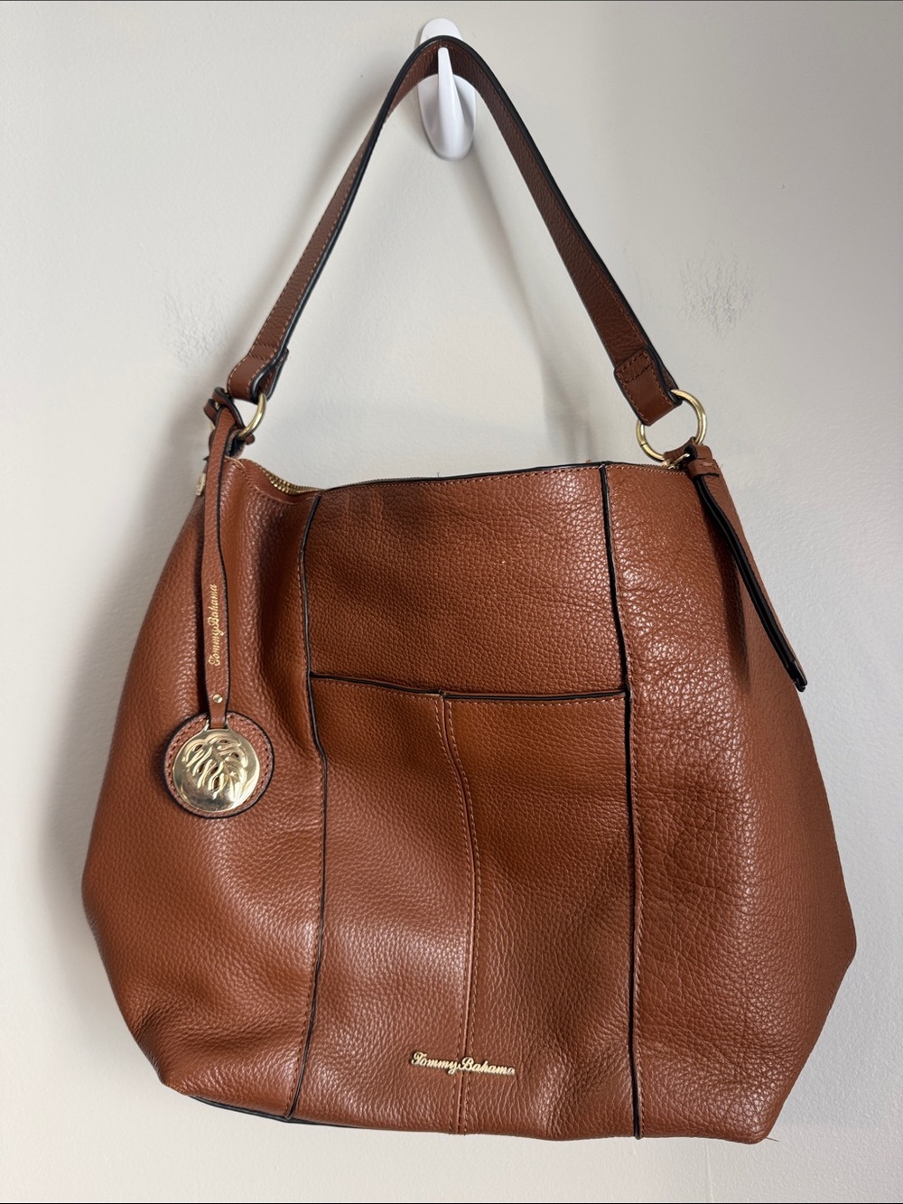 tommy bahama purse brown leather bag